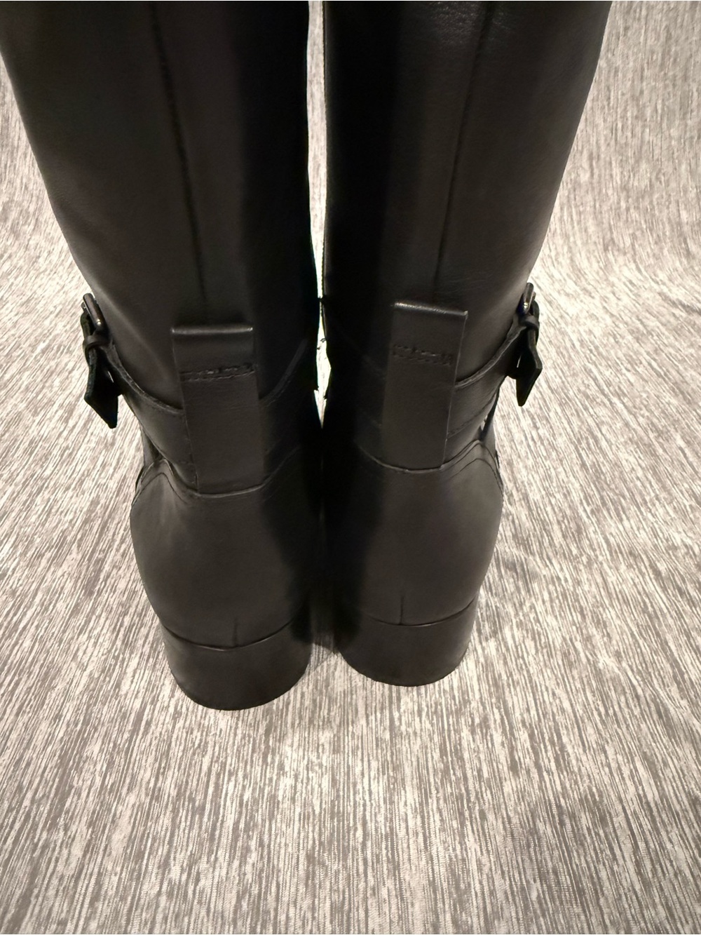 Naturalizer Rena Black Riding Boots with Buckle - Picture 4 of 7